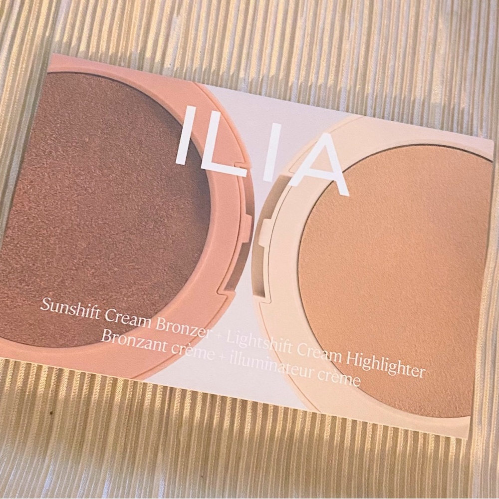ILIA CREAM BRONZER HIGHLIGHTER 4 SHADES TRIAL